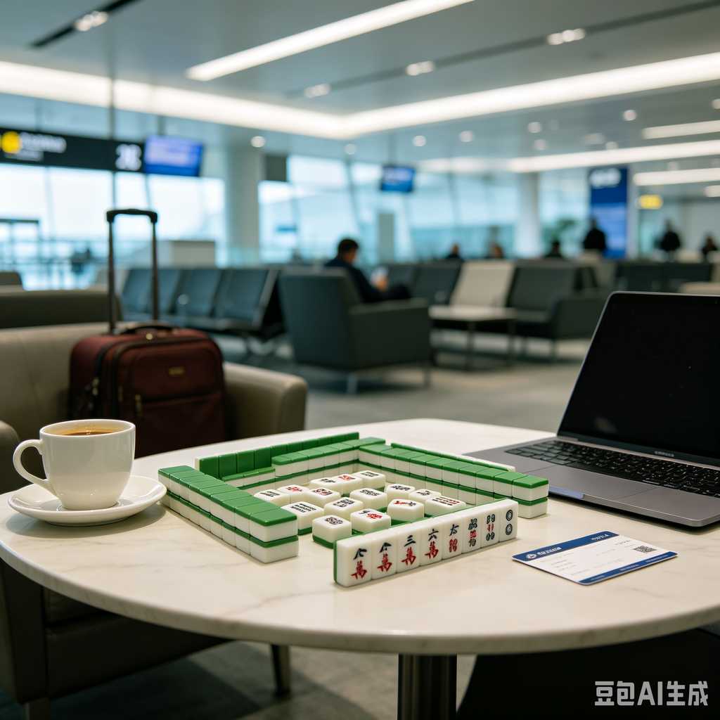 compact mahjong set with case