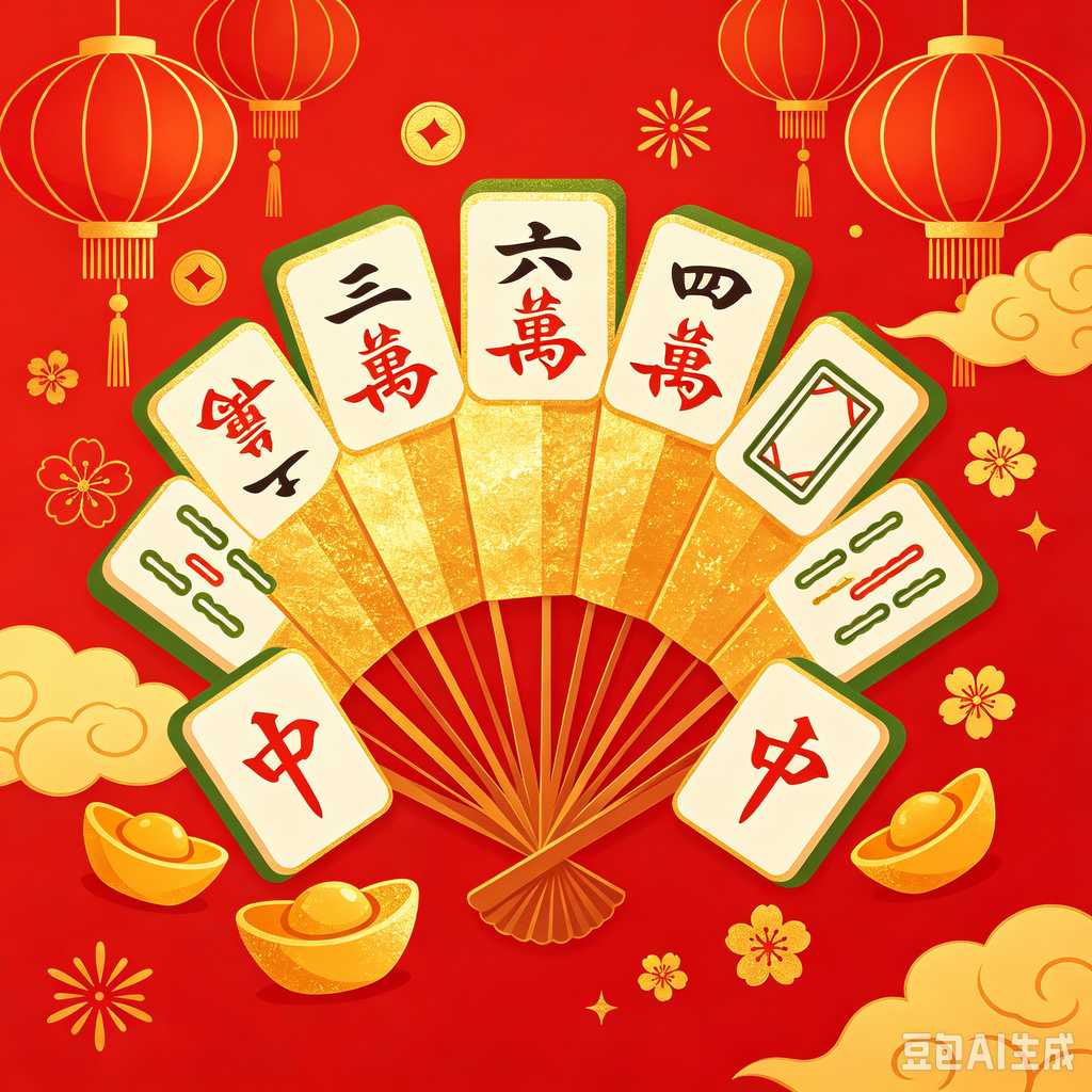holiday themed mahjong tiles