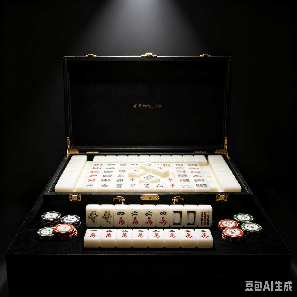 mahjong set for home entertainment