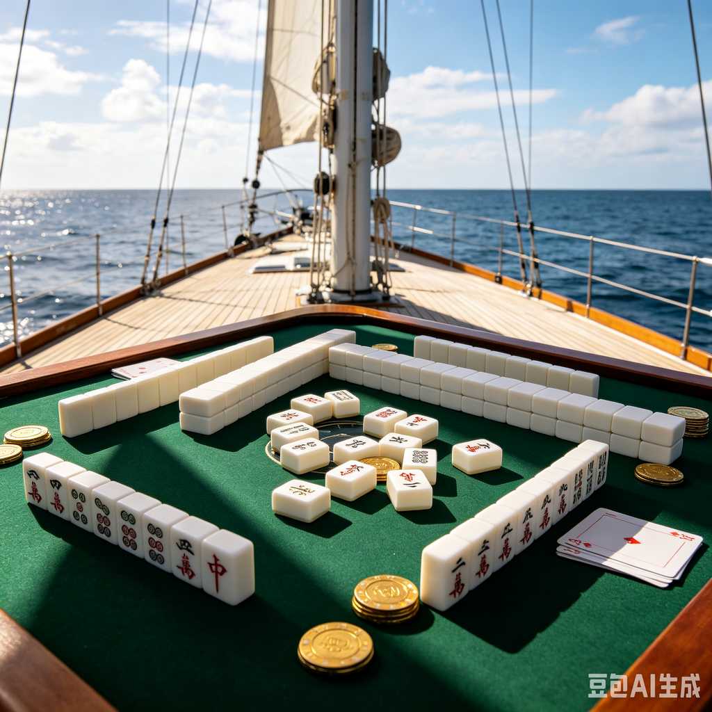 blue mahjong tiles